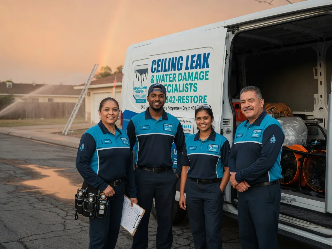 Ceiling Leak Cleanup company in O Brien, TX