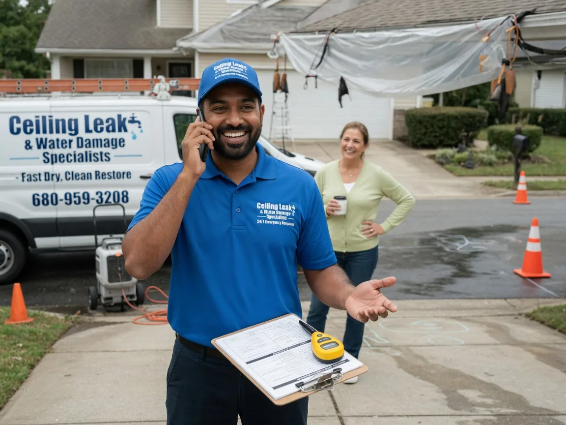 Ceiling Leak Cleanup O Brien, TX FAQs
